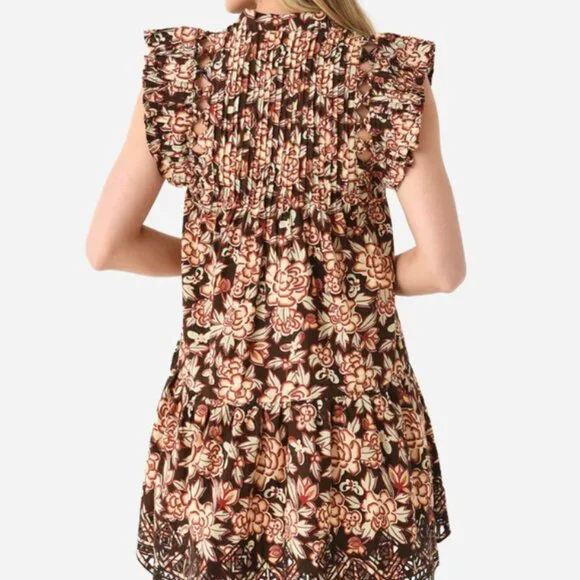 Sea New York Emelia Print Flutter Sleeve Dress - Picture 7 of 13